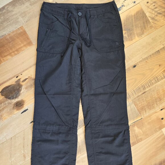 Women's The North Face Convertible Pant Black Size 8 - Picture 1 of 7